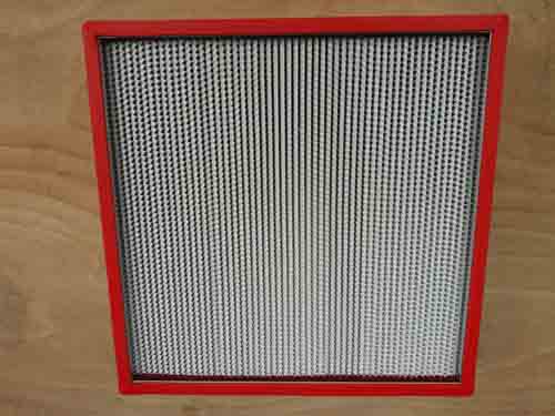 耐高溫高效過濾器正面圖 耐高溫高效過濾器正面圖